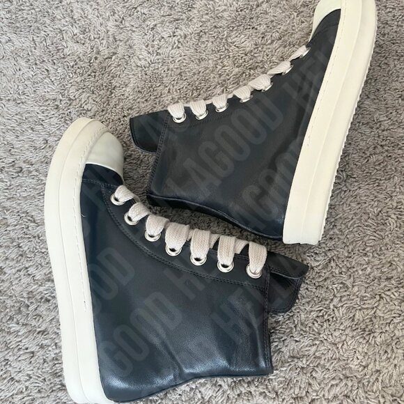 Rick Owens Black Porterville Jumbo Laced High - Picture 11 of 11